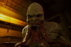 STALKER 2: a hideous creature opens its tentacle-like mouth.