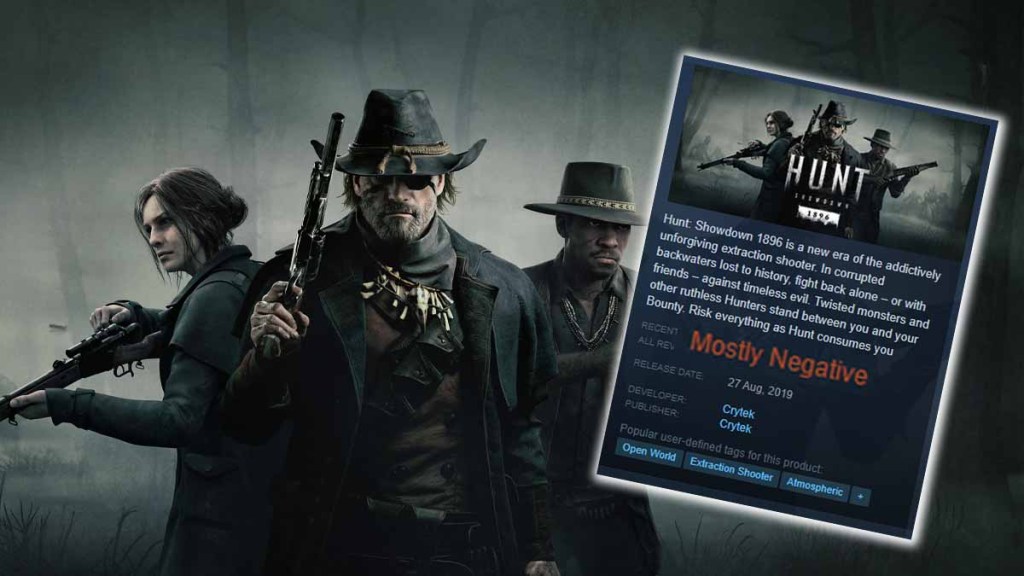 hunt showdown 1896 steam reviews mostly negative update