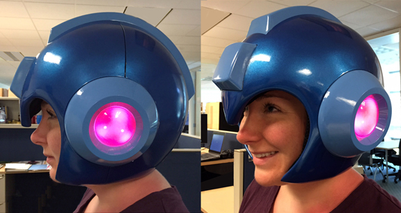 Mega Man Helmet Replica