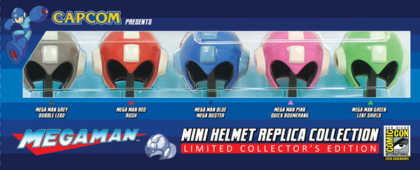 Mega Man Mini-Helmet 5-Pack