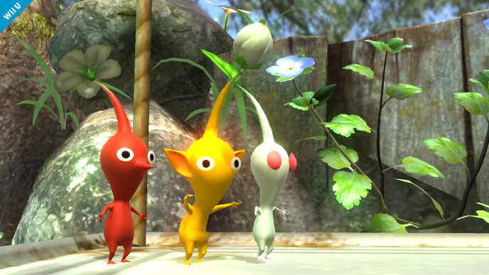 Olimar and Pikmin in Super Smash Bros U #7