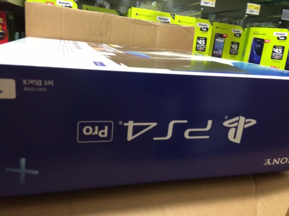 PS4 Pro Boxes Spotted At Retailer #4