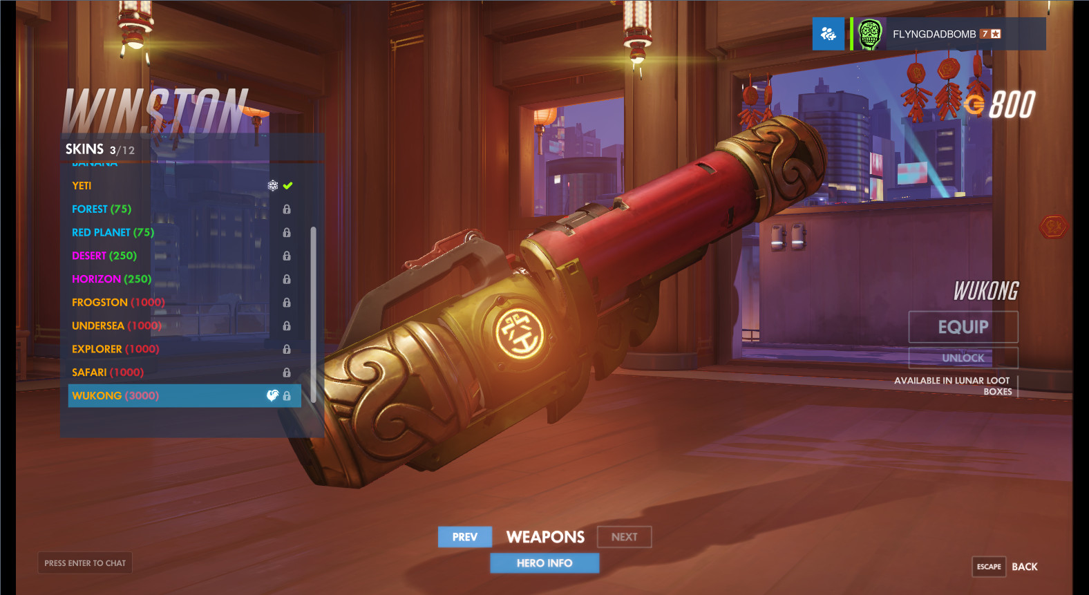 Wukong Weapon (Winston)